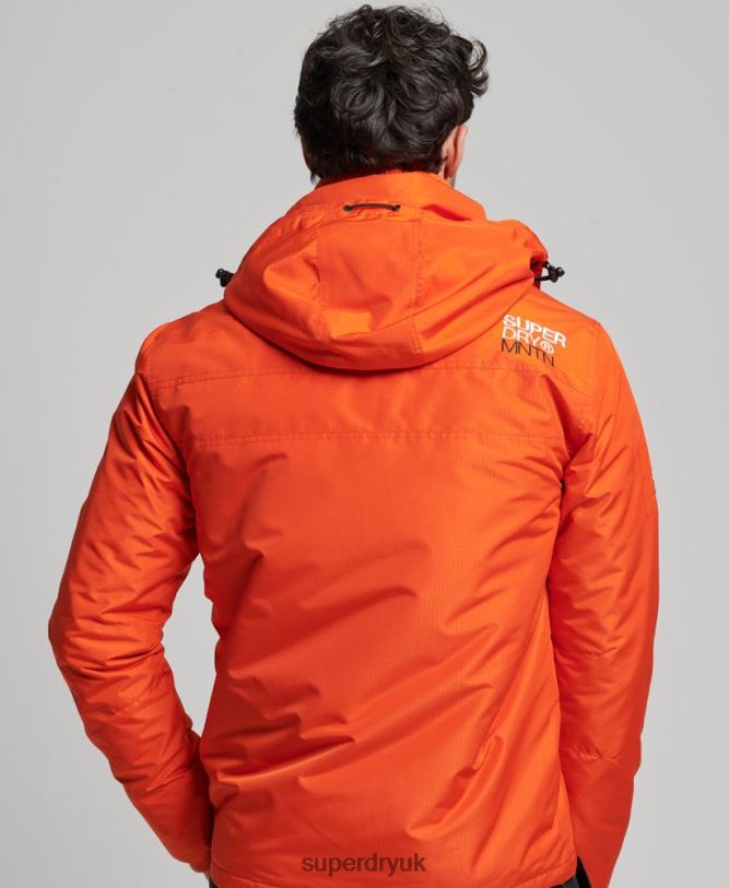 Mountain SD Windcheater Jacket Men Orange Clothing Superdry 66N8N944
