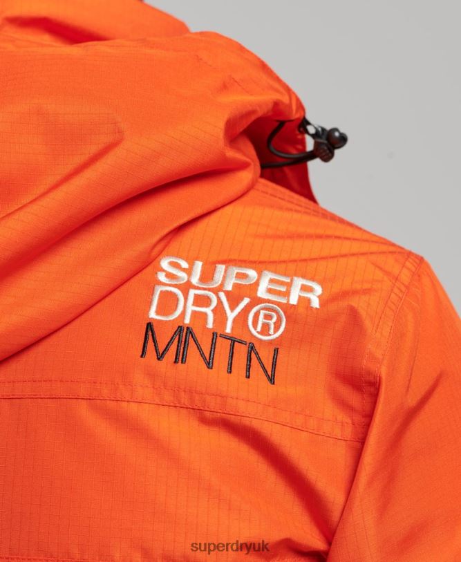 Mountain SD Windcheater Jacket Men Orange Clothing Superdry 66N8N944