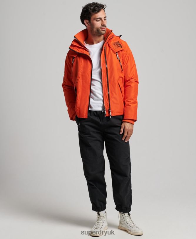 Mountain SD Windcheater Jacket Men Orange Clothing Superdry 66N8N944
