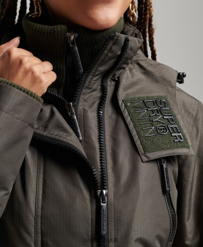 Mountain SD-Windcheater Jacket Women Green Clothing Superdry 66N8N3728