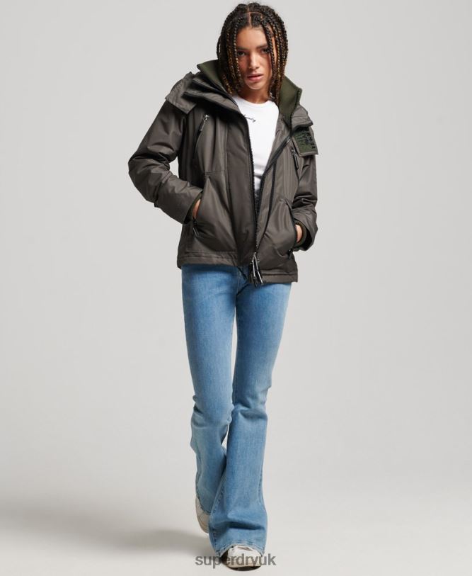 Mountain SD-Windcheater Jacket Women Green Clothing Superdry 66N8N3728