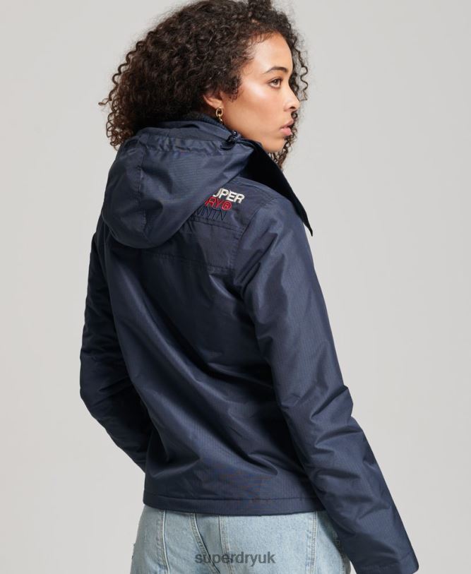 Mountain SD-Windcheater Jacket Women Navy Clothing Superdry 66N8N3558