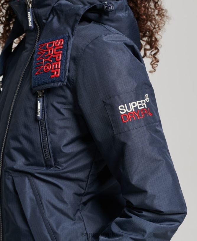 Mountain SD-Windcheater Jacket Women Navy Clothing Superdry 66N8N3558