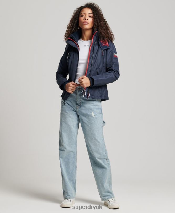 Mountain SD-Windcheater Jacket Women Navy Clothing Superdry 66N8N3558
