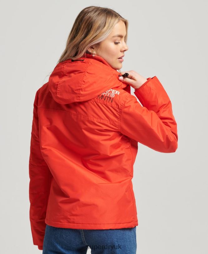 Mountain SD-Windcheater Jacket Women Red Clothing Superdry 66N8N3554