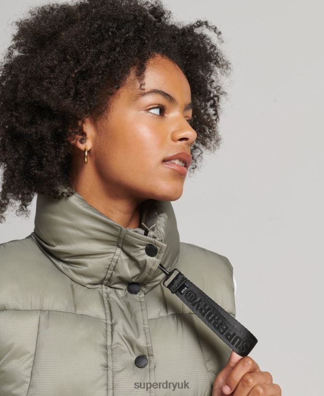 Mountain Sport Gilet Women Khaki Clothing Superdry 66N8N5440