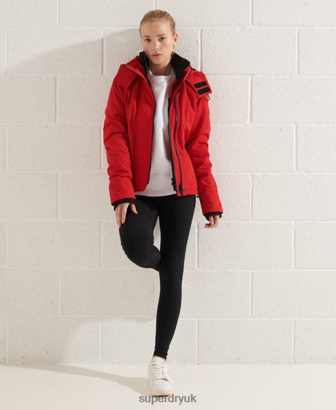 Ottoman SD-Windcheater Jacket Women Red Clothing Superdry 66N8N5676