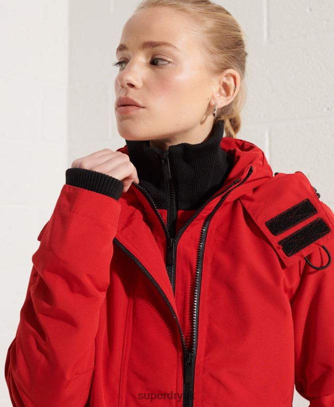 Ottoman SD-Windcheater Jacket Women Red Clothing Superdry 66N8N5676