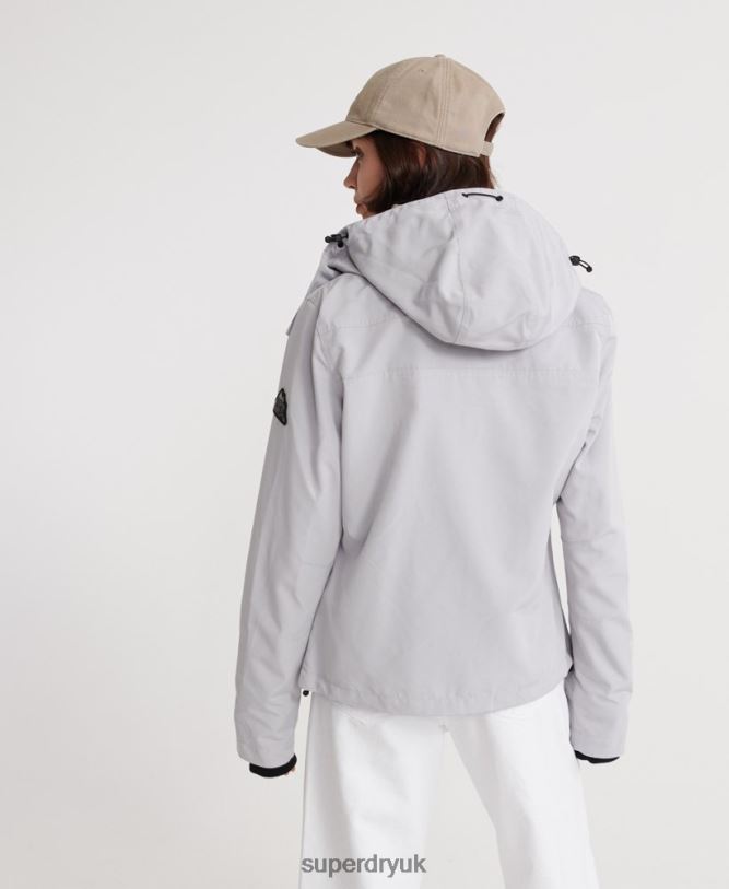 Ottoman Technical SD-Windcheater Women Cream Clothing Superdry 66N8N5704