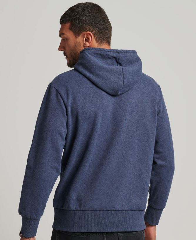 Recycled City Hoodie Men Blue Clothing Superdry 66N8N665