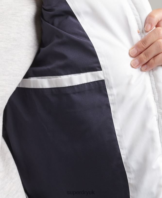 Retro Panel Puffer Gilet Women Navy Clothing Superdry 66N8N5578