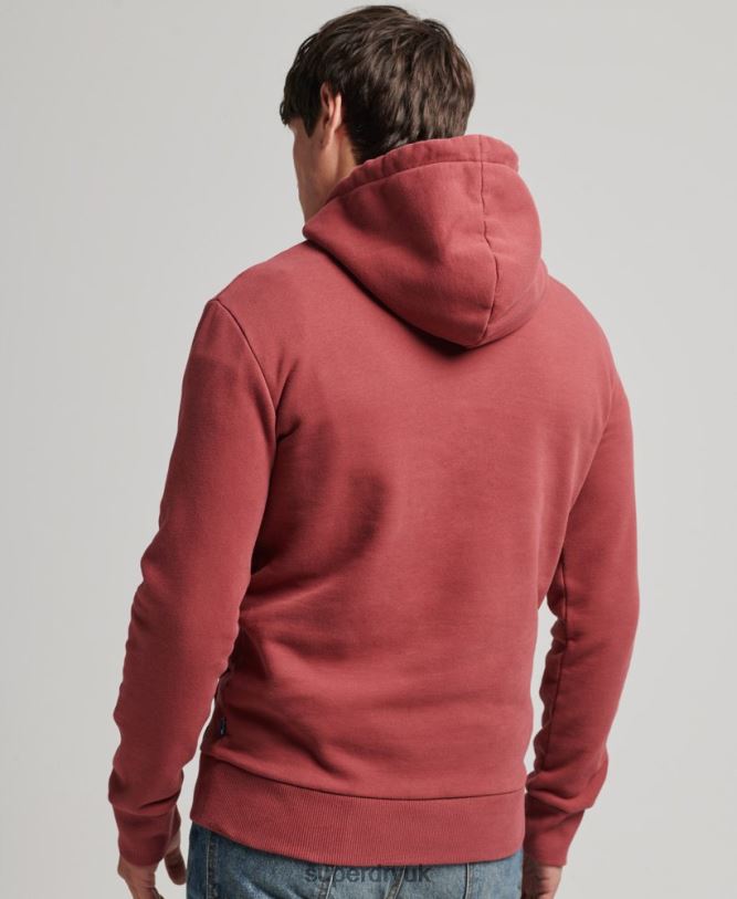 Sign Writer Hoodie Men Red Clothing Superdry 66N8N5137
