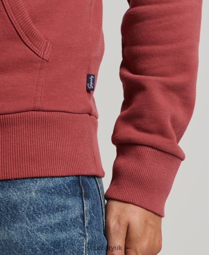 Sign Writer Hoodie Men Red Clothing Superdry 66N8N5137