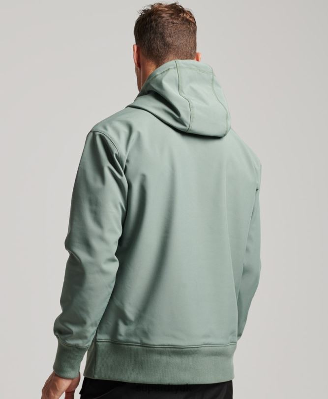 Snow Tech Hoodie Men Green Clothing Superdry 66N8N575