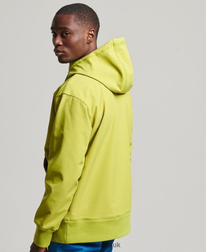 Snow Tech Hoodie Men Yellow Clothing Superdry 66N8N571