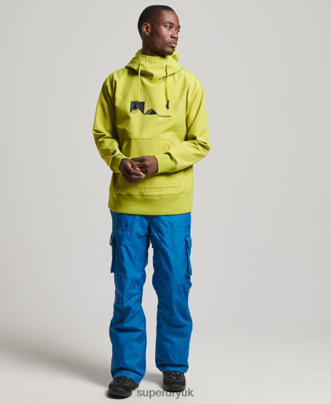 Snow Tech Hoodie Men Yellow Clothing Superdry 66N8N571