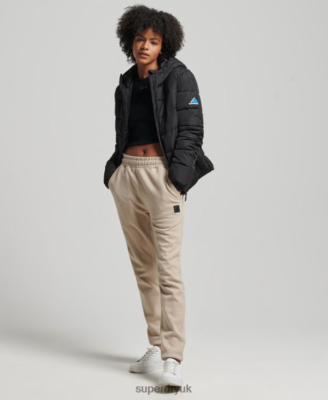 Spirit Sports Puffer Women Black Clothing Superdry 66N8N5450