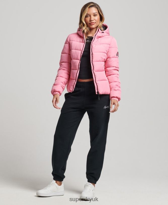 Spirit Sports Puffer Women Pink Clothing Superdry 66N8N5428
