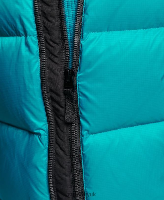 Sportstyle Code Puffer Jacket Women Green Clothing Superdry 66N8N5631