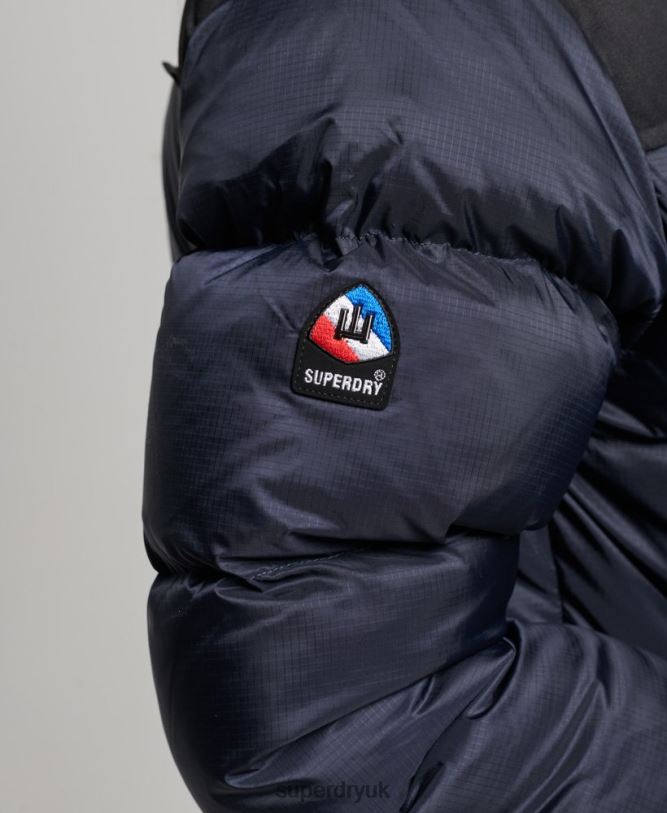 Sportstyle Code Puffer Jacket Women Navy Clothing Superdry 66N8N5507