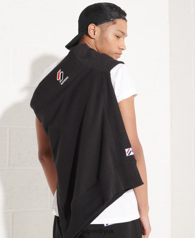 Sportstyle Essential Crew Neck Sweatshirt Men Black Clothing Superdry 66N8N814