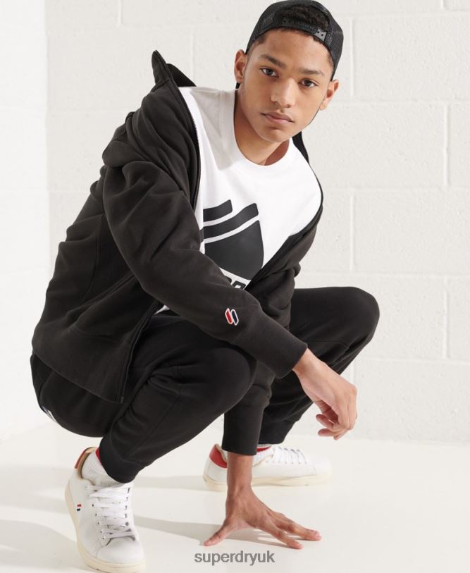 Sportstyle Essential Track Top Men Black Clothing Superdry 66N8N872