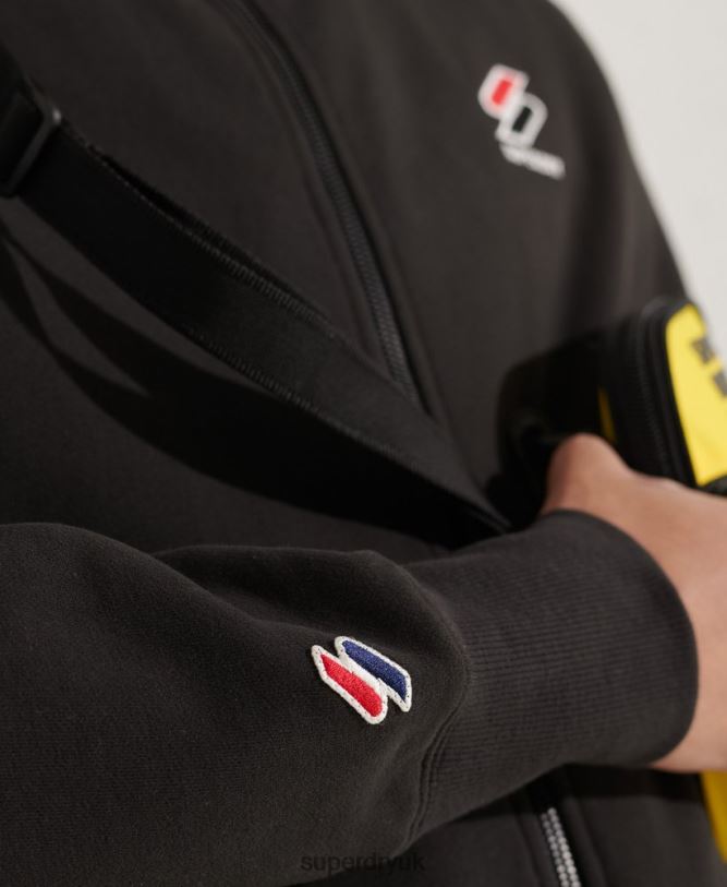 Sportstyle Essential Track Top Men Black Clothing Superdry 66N8N872