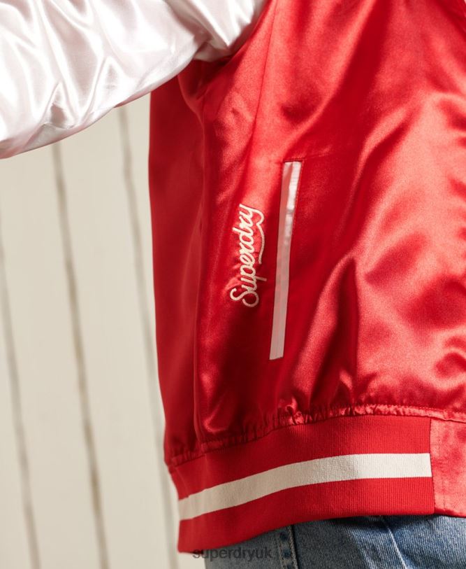 Suika Jacket Women Red Clothing Superdry 66N8N5522