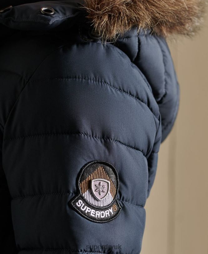 Super Fuji Jacket Women Navy Clothing Superdry 66N8N3834