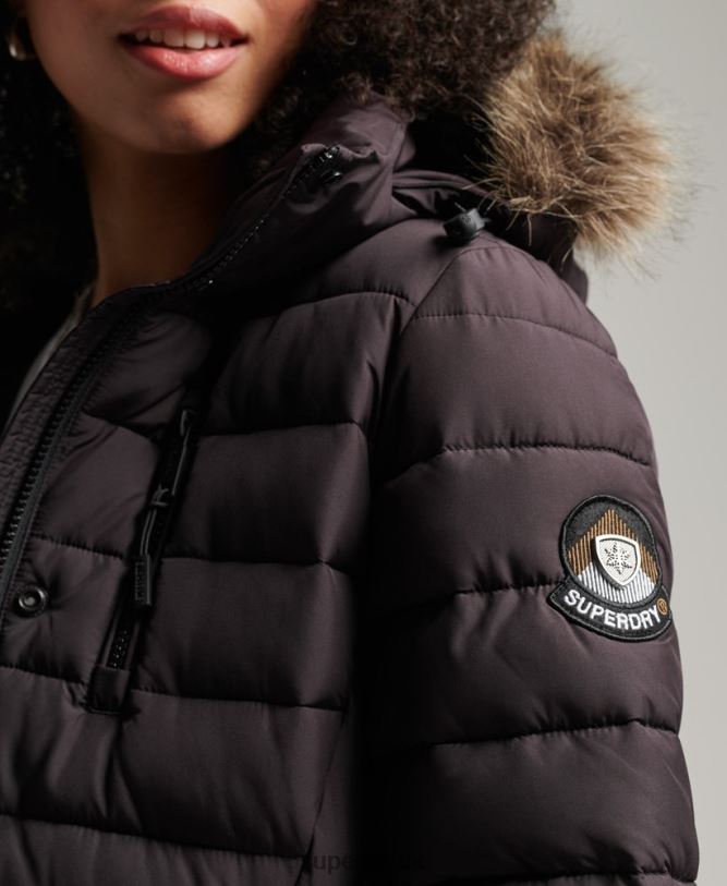 Super Fuji Jacket Women Purple Clothing Superdry 66N8N3656