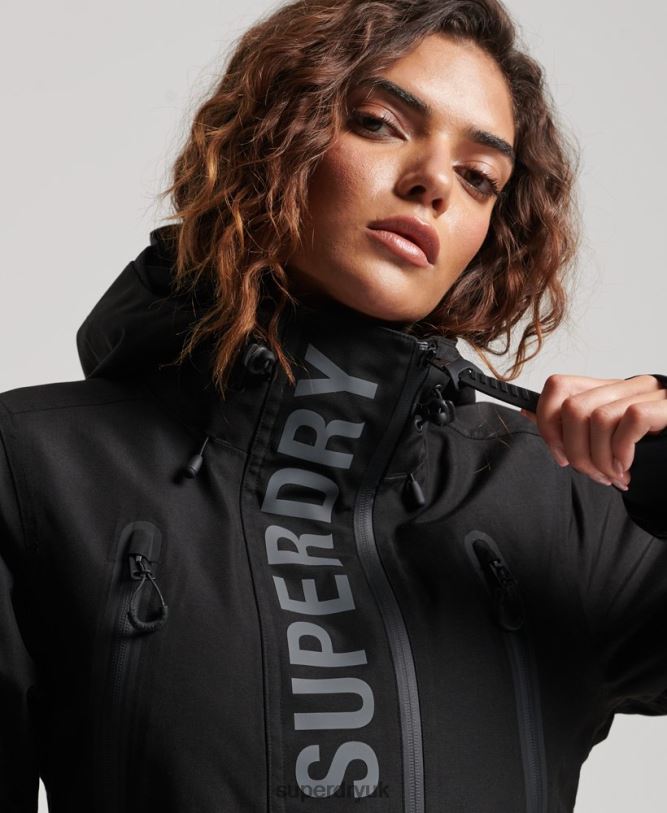 Ultimate Rescue Jacket Women Black Clothing Superdry 66N8N6541