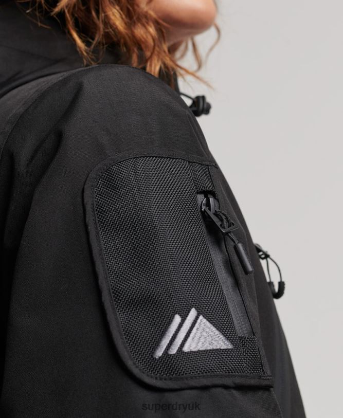 Ultimate Rescue Jacket Women Black Clothing Superdry 66N8N6541