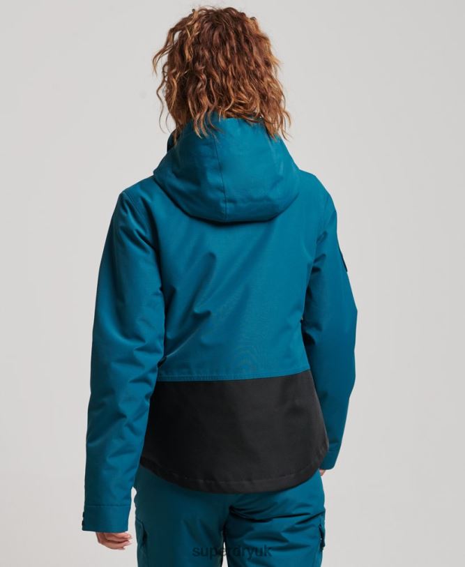 Ultimate Rescue Jacket Women Turquoise Clothing Superdry 66N8N6549