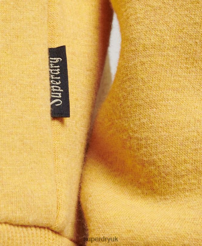 Vintage Cooper Class Embossed Hoodie Men Yellow Clothing Superdry 66N8N692