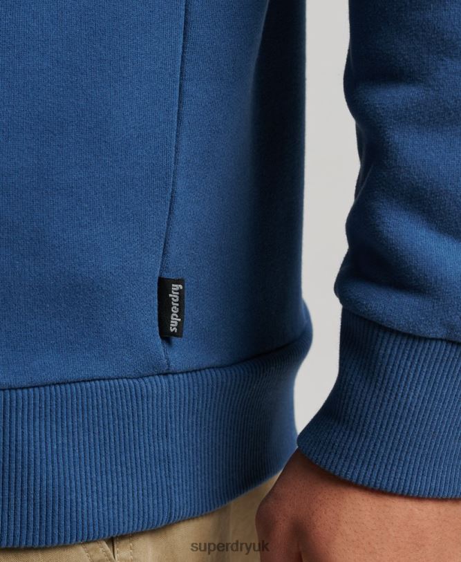 Vintage Cooper Classic Crew Sweatshirt Men Navy Clothing Superdry 66N8N693