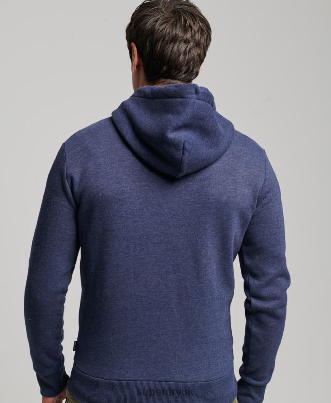 Vintage Cooper Classic Hoodie Men Navy Clothing Superdry 66N8N599