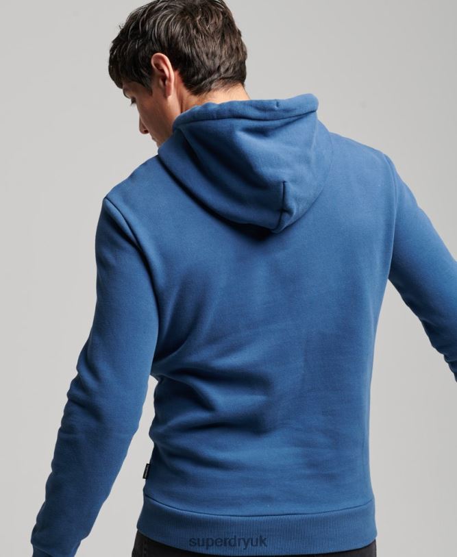 Vintage Cooper Classic Hoodie Men Navy Clothing Superdry 66N8N682