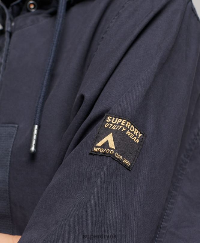 Vintage Field Parka Women Navy Clothing Superdry 66N8N2163