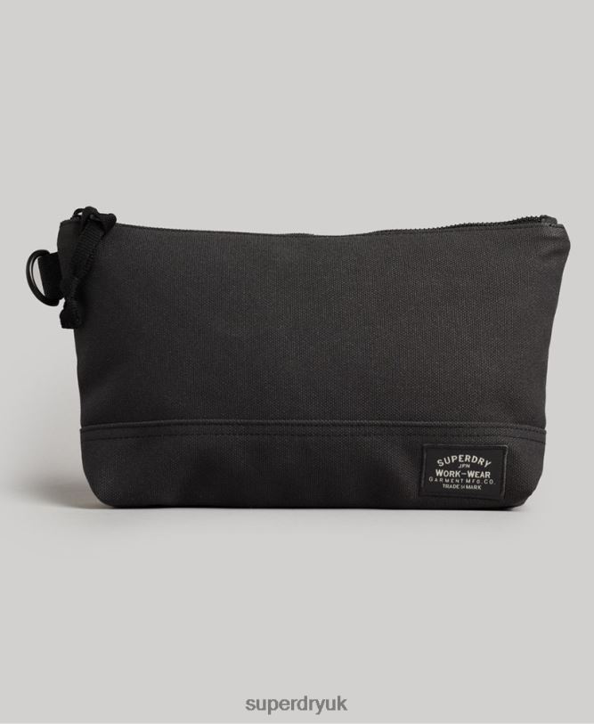 Classic Wash Bag Men Dark Grey Accessories Superdry 66N8N1873