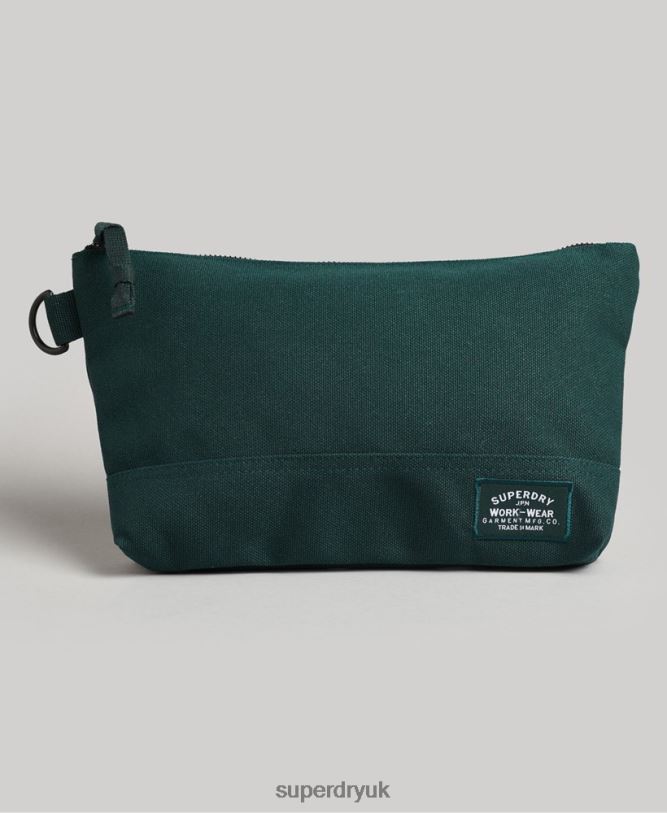 Classic Wash Bag Men Green Accessories Superdry 66N8N1717