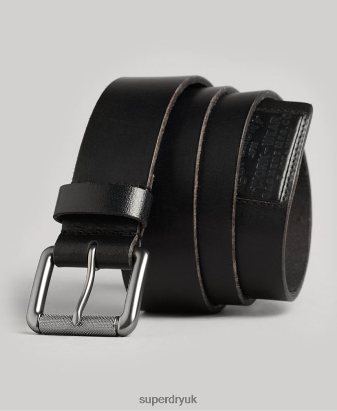 Badgeman Belt Men Black Accessories Superdry 66N8N1870