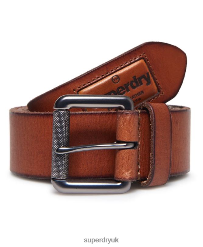 Badgeman Belt Men Tan Accessories Superdry 66N8N1872