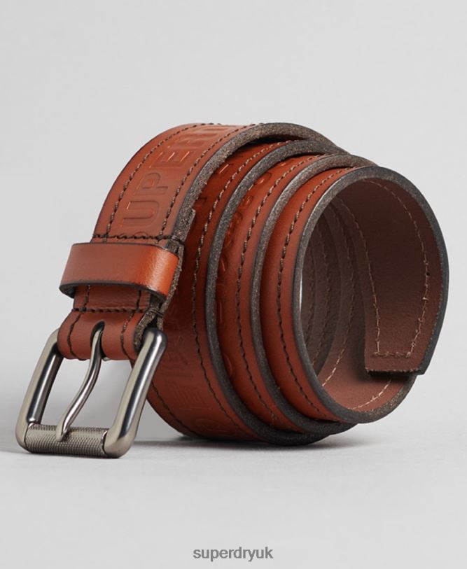 Vintage Branded Belt Men Tan Accessories Superdry 66N8N1592