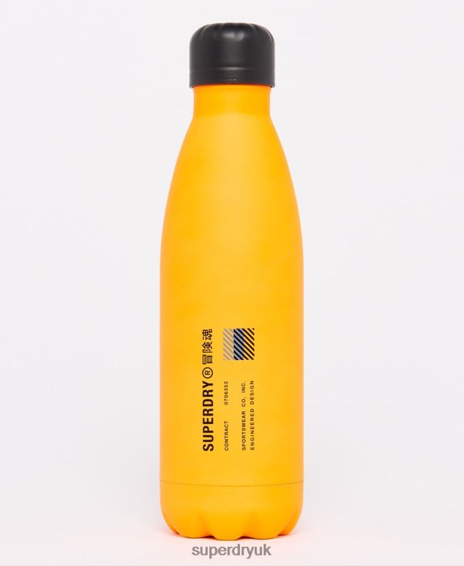 Sport Steel Bottle Men Orange Accessories Superdry 66N8N5408