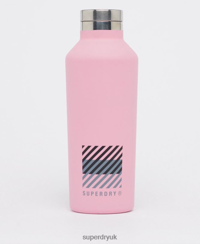 Training Steel Bottle Men Pink Accessories Superdry 66N8N5375
