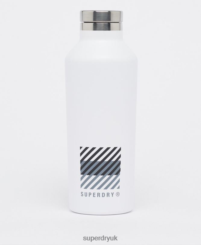Training Steel Bottle Men White Accessories Superdry 66N8N5368