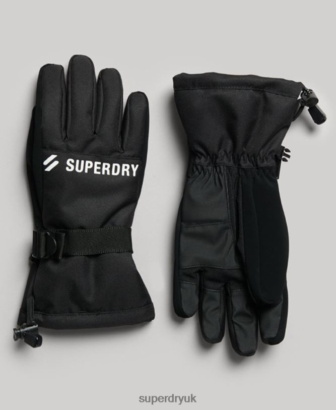 Snow Gloves Men Black Accessories Superdry 66N8N1390
