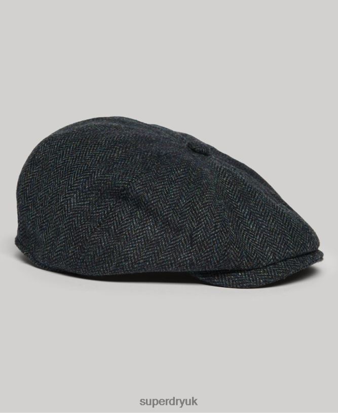 Baker Boy Cap Men Blue Accessories Superdry 66N8N111