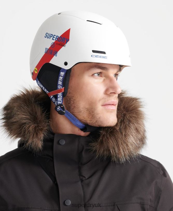 Cebe Pow MIPS Helmet Men White Accessories Superdry 66N8N1396