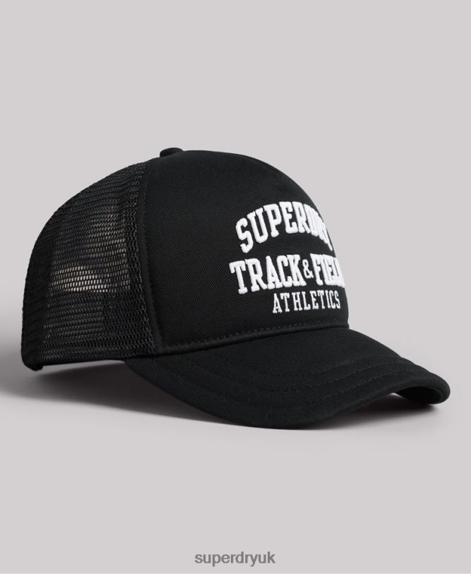 Classic Trucker Cap Men Black Accessories Superdry 66N8N1790